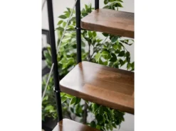 Minka Mittelholmtreppe Comfort Top Turn Walnuss Schwarz Raumhöhe bis 312 cm