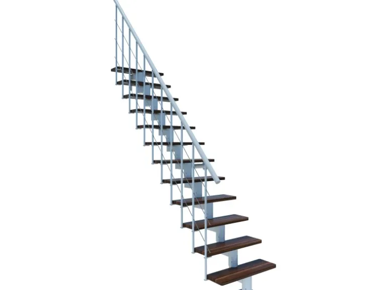 Minka Raumspartreppe Comfort TOP Weiß Geschosshöhe bis 312 cm