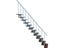 Minka Raumspartreppe Comfort TOP Weiß Geschosshöhe bis 312 cm