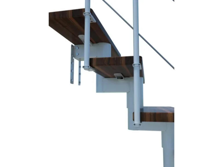 Minka Raumspartreppe Comfort TOP Weiß Geschosshöhe bis 312 cm