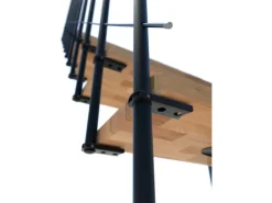 Minka Raumspartreppe Comfort TOP Schwarz Geschosshöhe bis 312 cm