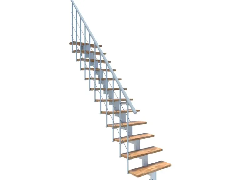 Minka Raumspartreppe Comfort TOP Weiß Geschosshöhe bis 312 cm