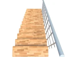 Minka Raumspartreppe Comfort TOP Weiß Geschosshöhe bis 312 cm