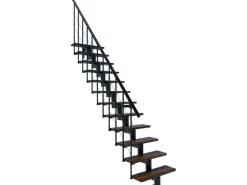 Minka Raumspartreppe Comfort TOP Schwarz Geschosshöhe bis 312 cm