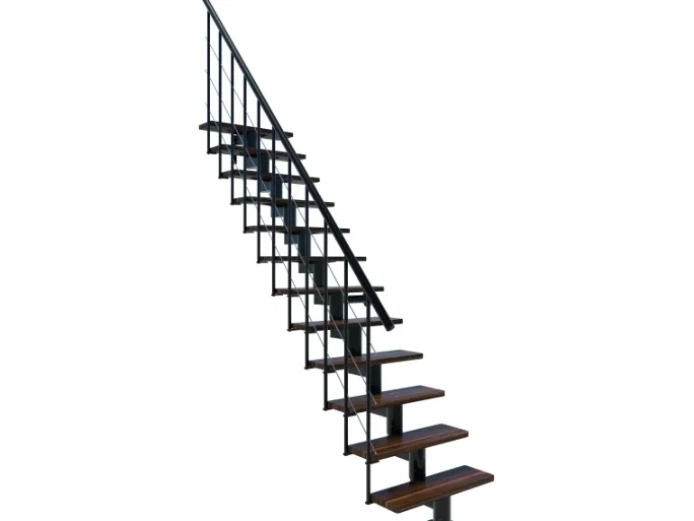 Minka Raumspartreppe Comfort TOP Schwarz Geschosshöhe bis 312 cm