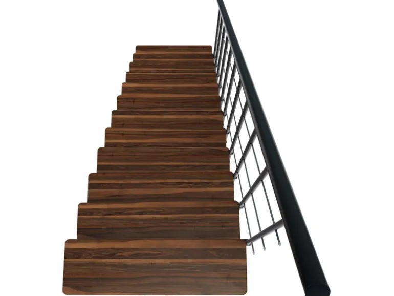 Minka Raumspartreppe Comfort TOP Schwarz Geschosshöhe bis 312 cm