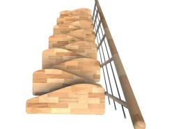 Minka Raumspartreppe Quatro Grau Geschosshöhe bis 298 cm