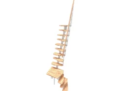 Minka Raumspartreppe Quatro TURN Weiß Geschosshöhe bis 298 cm