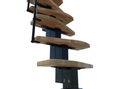 Minka Raumspartreppe Quatro Schwarz Geschosshöhe bis 298 cm