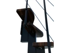 Minka Raumspartreppe Quatro Schwarz Geschosshöhe bis 298 cm