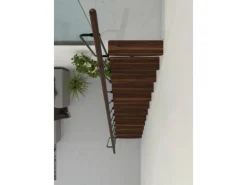 Minka Raumspartreppe Joker Walnuss Schwarz Raumhöhe bis 304 cm