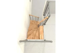 Minka Raumspartreppe Joker Turn 180° Grau-Buche Hell Raumhöhe bis 304 cm