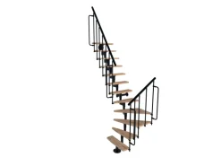 Minka Raumspartreppe Joker Turn Buche-Schwarz Raumhöhe bis 304 cm