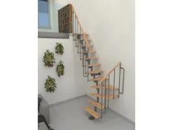 Minka Raumspartreppe Joker Turn Grau-Buche Hell Raumhöhe bis 304 cm