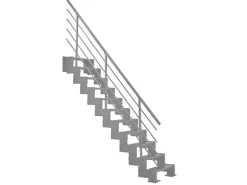 Minka Raumspartreppe Modulario Mini Steel Grau Raumhöhe bis 300 cm