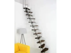 Minka Raumspartreppe Monaco Silber Geschosshöhe bis 293 cm