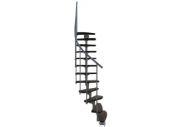 Minka Raumspartreppe Monte Carlo Walnuss Weiß FSC® Raumhöhe bis 293 cm