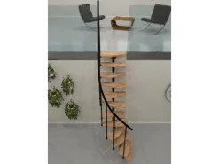 Minka Raumspartreppe Monte Carlo Buche-Schwarz FSC® Raumhöhe bis 293 cm
