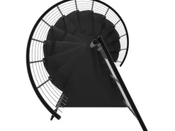 Minka Spindeltreppe Milano Schwarz Geschosshöhe bis 300 cm