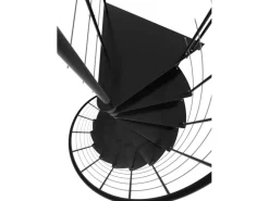 Minka Spindeltreppe Milano Schwarz Geschosshöhe bis 300 cm