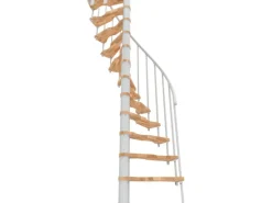 Minka Spindeltreppe Suono Smart Weiß Geschosshöhe bis 305 cm