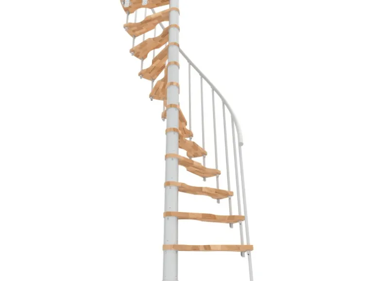 Minka Spindeltreppe Suono Smart Weiß Geschosshöhe bis 305 cm