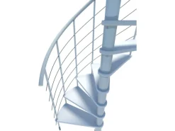 Minka Spindeltreppe Venezia Smart Weiß Geschosshöhe bis 305 cm