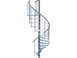 Minka Spindeltreppe Venezia Smart Grau Geschosshöhe bis 305 cm