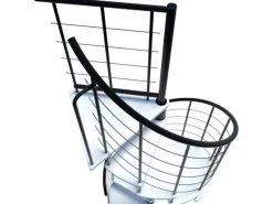 Minka Spindeltreppe Venezia Smart Schwarz Geschosshöhe bis 305 cm