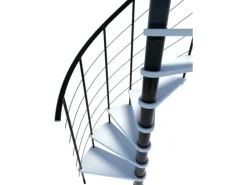 Minka Spindeltreppe Venezia Smart Schwarz Geschosshöhe bis 305 cm