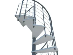 Minka Spindeltreppe Venezia Smart Grau Geschosshöhe bis 305 cm