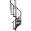 Minka Spindeltreppe Venezia Smart Schwarz Geschosshöhe bis 305 cm
