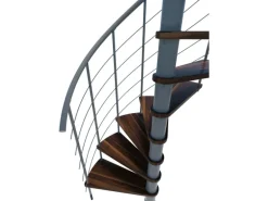 Minka Spindeltreppe Venezia Smart Grau Geschosshöhe bis 305 cm