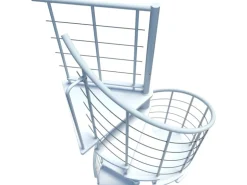 Minka Spindeltreppe Venezia Smart Weiß Geschosshöhe bis 305 cm