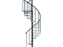 Minka Spindeltreppe Venezia Smart Schwarz Geschosshöhe bis 305 cm