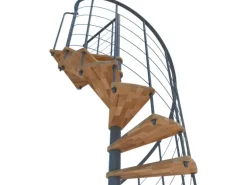 Minka Spindeltreppe Venezia Smart Grau Geschosshöhe bis 305 cm