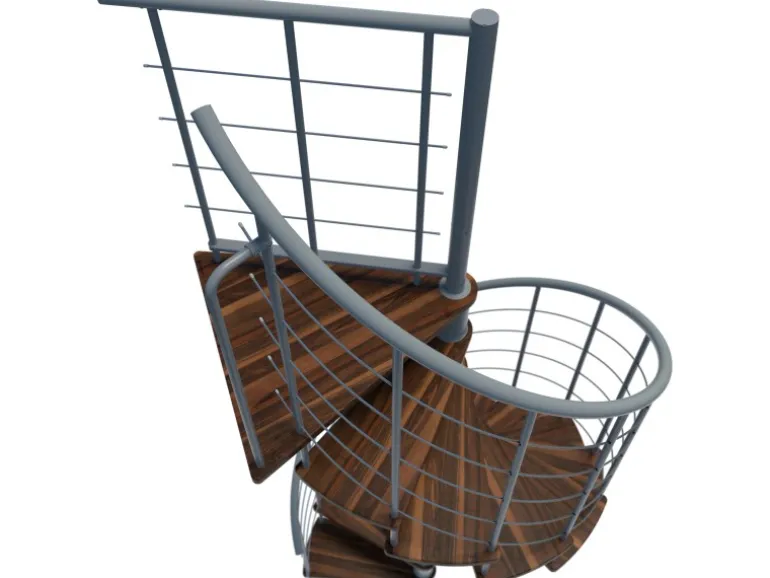 Minka Spindeltreppe Venezia Smart Grau Geschosshöhe bis 305 cm