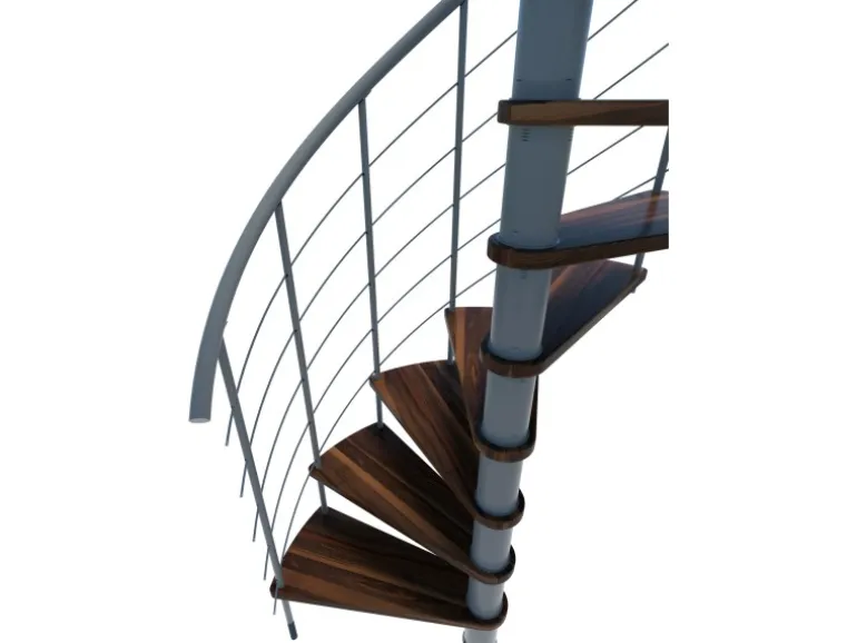 Minka Spindeltreppe Venezia Smart Grau Geschosshöhe bis 305 cm