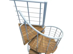 Minka Spindeltreppe Venezia Smart Weiß Geschosshöhe bis 305 cm