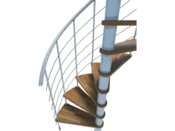 Minka Spindeltreppe Venezia Smart Weiß Geschosshöhe bis 305 cm