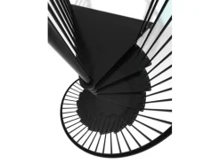 Minka Spindeltreppe Portofino Schwarz 160 cm Raumhöhe bis 300 cm