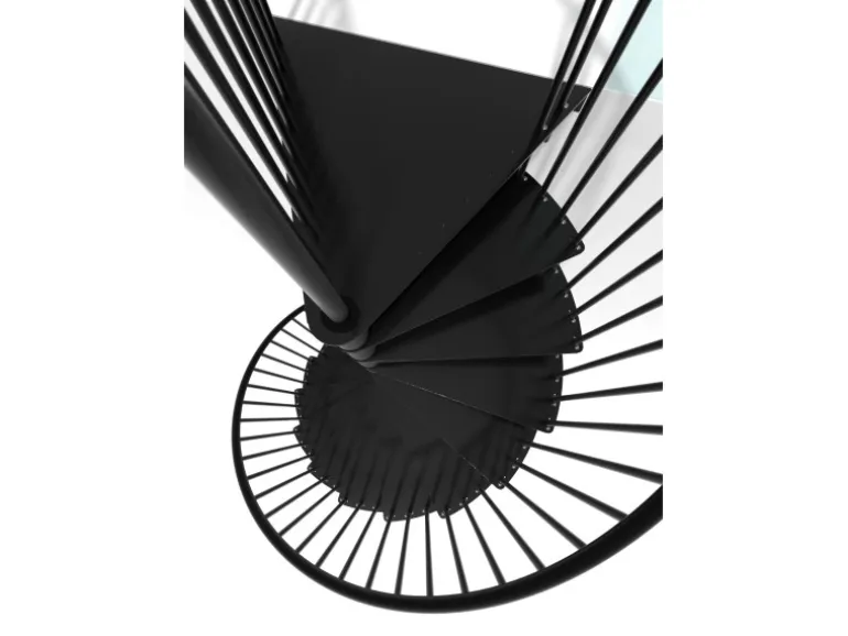 Minka Spindeltreppe Portofino Schwarz 160 cm Raumhöhe bis 300 cm