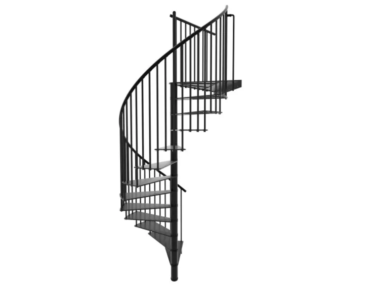 Minka Spindeltreppe Portofino Schwarz 120 cm Raumhöhe bis 300 cm