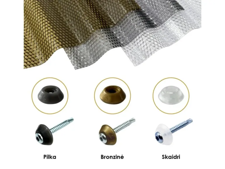 MK PC DIAMONDS Grau Dichtscheibe für Schrauben 50 Stück