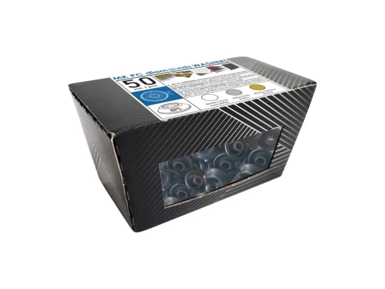MK PC DIAMONDS Grau Dichtscheibe für Schrauben 50 Stück
