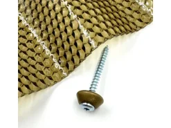 MK PC DIAMONDS Verzinkte Schrauben M5 x 50 mm Für Holz Mit Bronzen Dichtscheibe 50 Stück