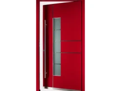 Moderno Haustür M360P Rubinrot 110 cm x 210 cm DIN R