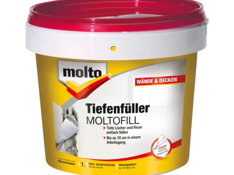 Molto Tiefenfüller Moltofill Innen-Fertigspachtel 1 l