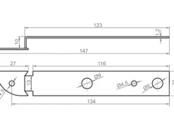Montageanker-Set Metall 6 Stück