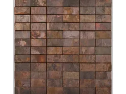 Mosaik Metall Kupfer 3D 30 cm x 30 cm